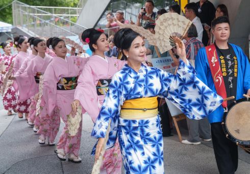 【感謝各大媒體報導】2025台北捷運心中山線形公園 西川淑敏舞踊知家開幕演出